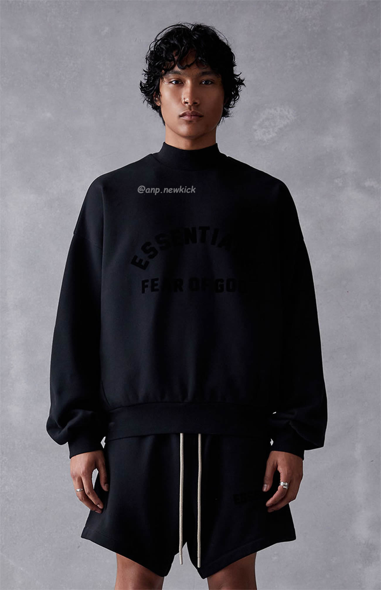 Fear Of God Essentials Tee Black (13) - newkick.app